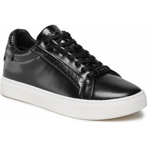 Sneakersy Calvin Klein Clean Cup Lace Up Nano Mono Mix HW0HW01592 Ck Black BEH