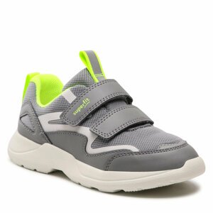 Sneakersy Superfit 1-006206-2500 D Hellgrau/Gelb