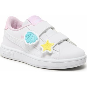 Sneakersy Puma Smash V2 Mermaid V Ps 391898 01 Puma White/Pink/Yellow/Blue