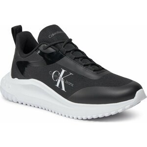 Sneakersy Calvin Klein Jeans Eva Runner Low Lace Mix Ml Wn YW0YW01442 Black/Bright White 0GM