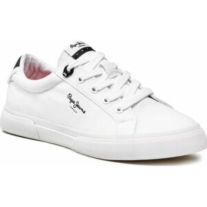 Tenisky Pepe Jeans Kenton Basic Woman PLS30990 White 800