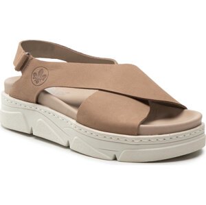 Sandály Rieker 62189-62 Beige