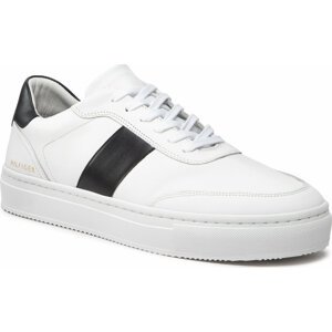 Sneakersy Tommy Hilfiger Premium Cupsole Stripe FM0FM04284 White/Black 0K5