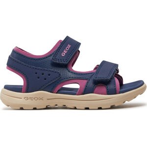 Sandály Geox J Vaniett Girl J456AA 015CE C4268 M Tmavomodrá