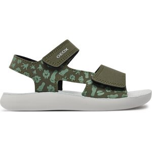 Sandály Geox J Sandal Lightfloppy J45GQE 000CE C3222 S Military/Green