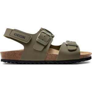 Sandály Geox J Ghita Boy J358LD 000BC C3009 S Khaki