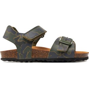 Sandály Geox J Ghita Boy J028LB 00004 C0837 M Khaki