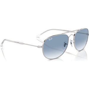 Sluneční brýle Ray-Ban Bain Bridge 0RB3735 003/3F Stříbrná