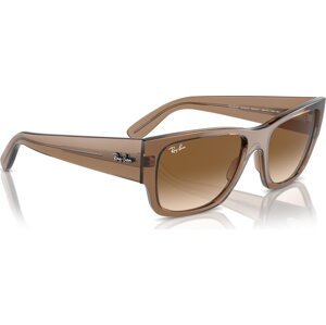 Sluneční brýle Ray-Ban Carlos 0RB0947S 664051 Transparent Light Brown/Clear Gradient Brown