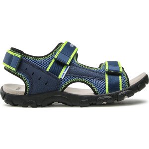 Sandály Geox J S.Strada A J1524A 014CE C4052 D Dk Blue/Lime