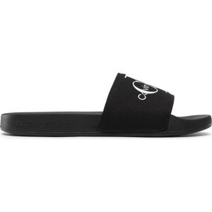 Nazouváky Calvin Klein Jeans Slide Monogram Co YW0YW00103 Černá