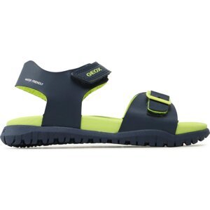 Sandály Geox J Sandal Fusbetto Bo J35HMA000BCC0749 S Tmavomodrá