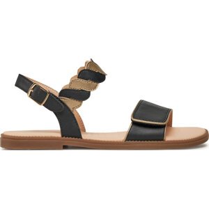 Sandály Geox J Sandal Karly Girl J4535G 054AJ C0531 D Black/Platinum