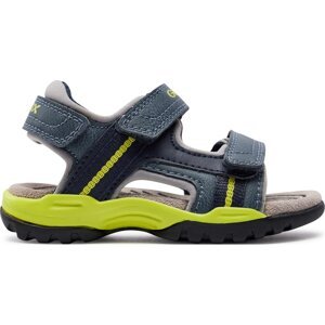 Sandály Geox J Borealis Boy J450RA 015ME C4B2K M Avio/Lime