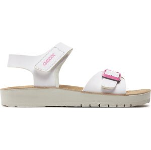 Sandály Geox J Sandal Costarei Gi J15EAB 000BC C1000 S White