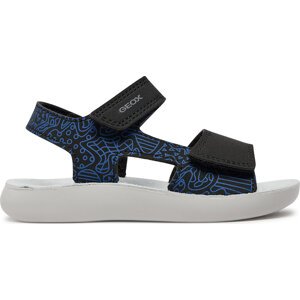 Sandály Geox B Sandal Lightfloppy B455SC 000CE C0245 Black/Royal