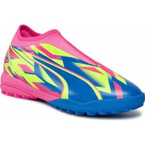 Boty Puma Ultra Match LL Energy TT + Mid Jr Lumino 107556 01 Luminous Pink/Ultra Blue/Yellow Alert