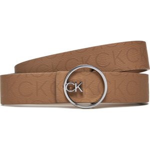 Dámský pásek Calvin Klein Ck Buckle Reversible Belt 3Cm K60K612359 Hnědá