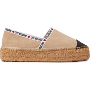 Espadrilky LOVE MOSCHINO JA10553G0IIG0131 Béžová