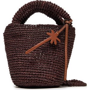 Kabelka Manebi Handcrafted Raffia Summer Bag Mini V 7.4 AM Hnědá