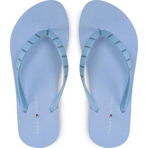 Žabky Tommy Hilfiger Essential Beach Sandal FW0FW07141 Světle modrá