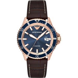 Hodinky Emporio Armani Diver AR11556 Hnědá