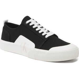 Plátěnky Calvin Klein Jeans Skater Vulc Low Laceup Badge YM0YM00598 Černá