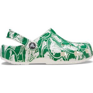 Nazouváky Crocs Classic Duke Print Clog K 210007 Zelená