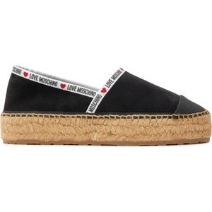 Espadrilky LOVE MOSCHINO JA10553G0IIG0000 Černá