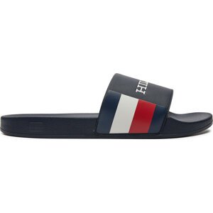 Nazouváky Tommy Hilfiger Rwb Pool Slide FM0FM05093 Tmavomodrá