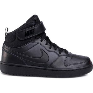 Sneakersy Nike Court Borough Mid 2 (GS) CD7782 001 Černá