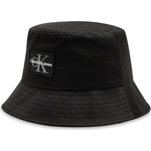 Klobouk Calvin Klein Jeans Mono Logo Patch Bucket Hat K50K512181 Černá