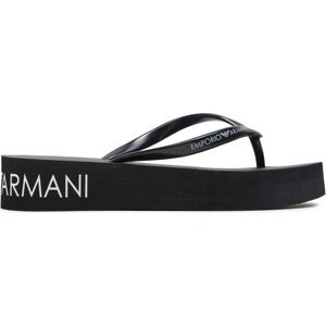 Žabky Emporio Armani XVQS07 XN118 00002 Černá