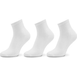 Sada 3 párů dámských nízkých ponožek Vans Classic Ankle VN000FV7WHT1 Bílá