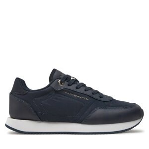 Sneakersy Tommy Hilfiger Essential Runner FW0FW08004 Tmavomodrá