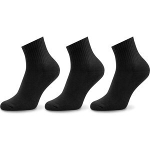 Sada 3 párů dámských nízkých ponožek Vans Classic Ankle VN000FV7BLK1 Černá