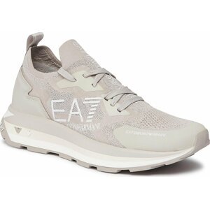 Sneakersy EA7 Emporio Armani X8X113 XK269 T146 Silver Cloud+Off Wht