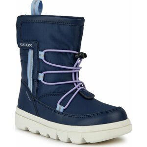 Sněhule Geox J Willaboom Girl B A J36HWC 054FU C4231 M Navy/Sky