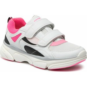 Sneakersy Geox J Lunare G. E J02BGE 0BC14 C0563 S White/Fuchsia