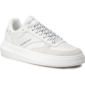 Sneakersy Calvin Klein Jeans Chunky Cupsole Gel Backtab Wn YW0YW00844 Bright White YAF