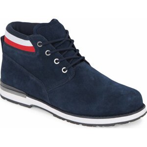 Turistická obuv Tommy Hilfiger Core Hilfiger Suede Boot FM0FM04800 Desert Sky DW5