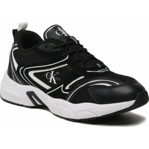 Sneakersy Calvin Klein Jeans Retro Tennis Su-Mesh YM0YM00589 Black/White BEH