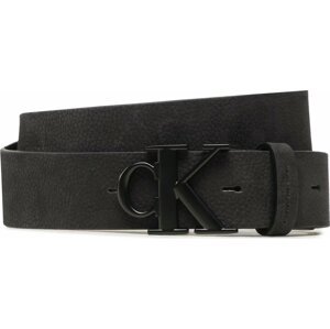 Pánský pásek Calvin Klein Jeans Mono Round Plauqe Lthr Belt 35 K50K510783 BDS