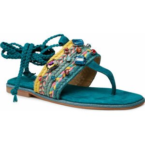 Sandály Alma En Pena V22466 Suede Ocean