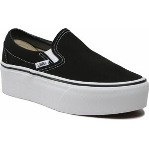 Tenisky Vans Classic Slip-On VN0A7Q5RBMX1 Canvas Black/True White