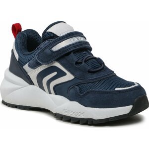 Sneakersy Geox J Heevok Boy J16EQA02214C4211 M Navy/White