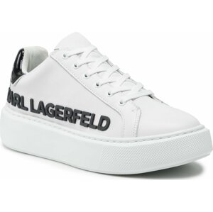 Sneakersy KARL LAGERFELD KL62210 White Lthr w/Black