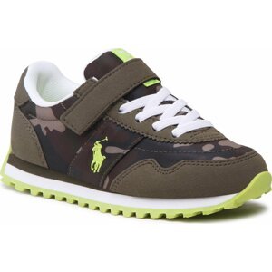 Sneakersy Polo Ralph Lauren Train 89 Pp Ps RF104000 Camouflage Nylon/Olive Micro w/ Citron PP