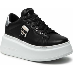Sneakersy KARL LAGERFELD KL63530 Black Lthr