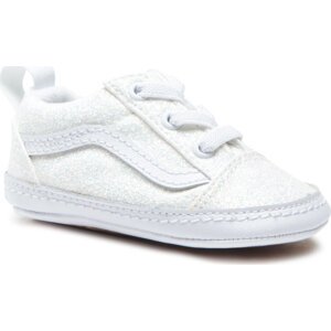 Tenisky Vans Old Skool Crib VN0A4P3TWHT1 Glitter White